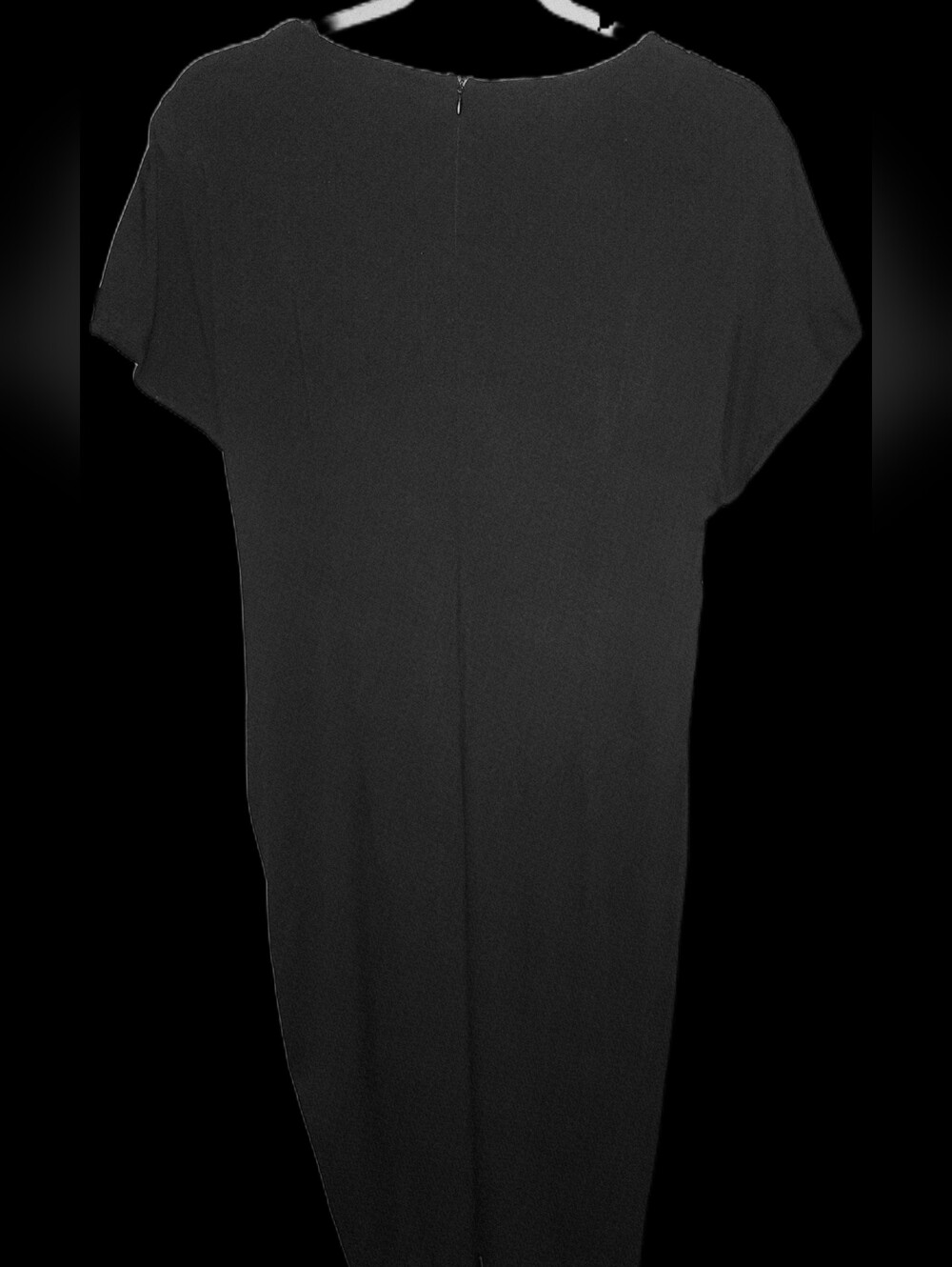 NWT! Jasambac Women's Wrap Hem Ruched Dress Short Sleeve V-Neck XL - Picture 3 of 6